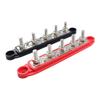 M8 5 Stud Bus Bar 48V 100A Battery Power Distribution Block Terminal Studs Busbar Powerterminal Block For RV Boat Acesssories