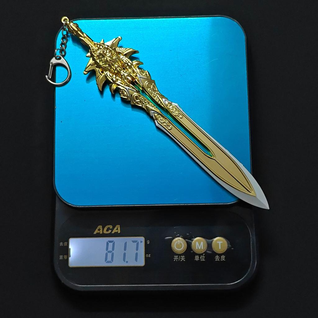 God of War 5 Game Peripherals Kratos Chaos Blade Metal Model Olympus Divine Sword Mini Weapon Decorative Toys Children's Weapons