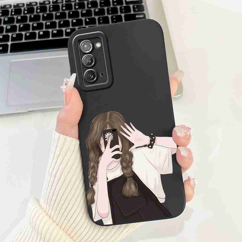 For Samsung Galaxy Note20 4G Case SM-N980F Popular Love Soft Silicone Cover For Samsung Note20 5G 6.7" Cute Butterfly Bumper