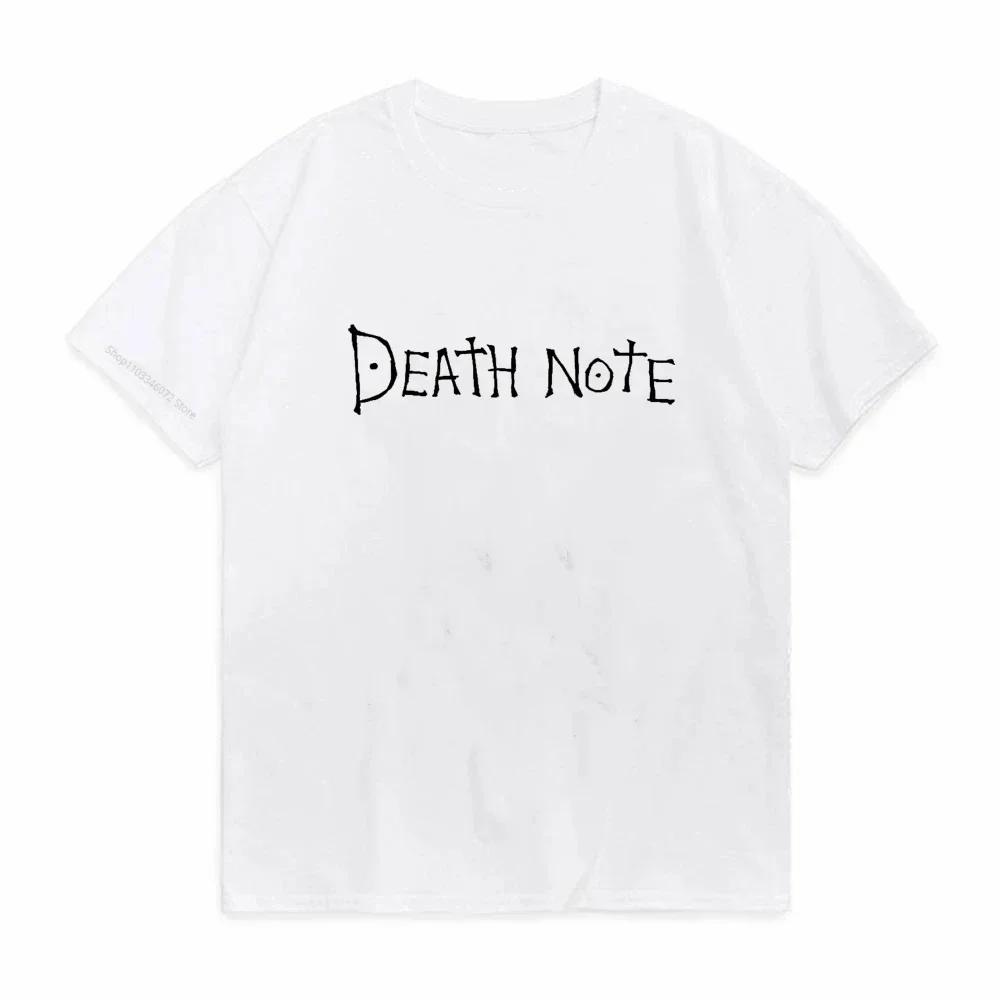 Men Kawaii Cartoon Summer Tops Misa Amane Graphic Tees Japanese Anime T-shirt Death Note T Shirt Harajuku Unisex Pop Y2k Tshirt