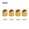 4Pcs 7mm Brass Wheel Hex Hub Extender Adapter 4/5/6mm For TRX4M Bronco Defender 1/18 RC Crawler Car Model Parts