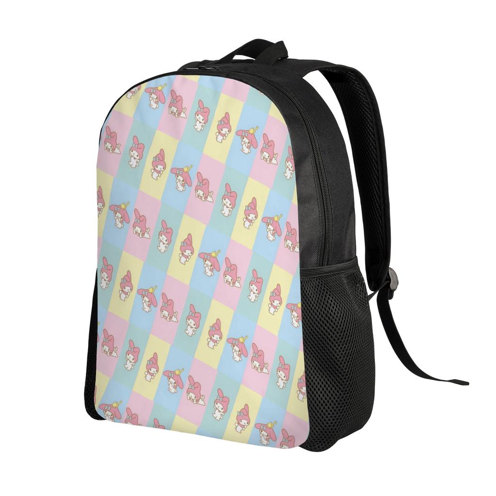 M-Melodies Laptop Backpack Men Women Casual Bookbag for School College Students Cute Rabbit Bags