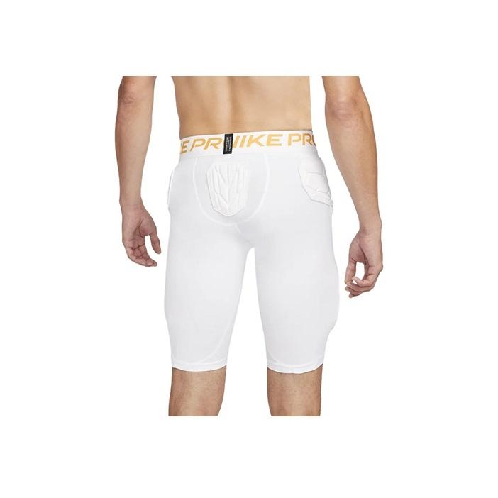 Nike Pro HyperStrong Fitted Shorts With Letter Waistband Logo Print Men Bottoms White CW3890-100
