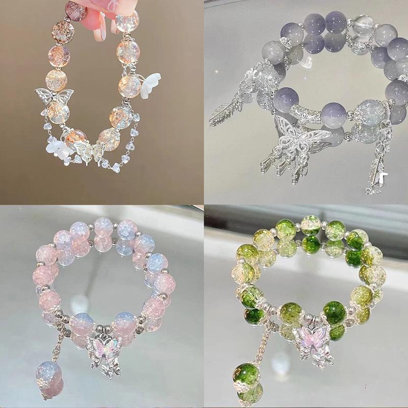 

Браслет-кисточка с кристальной бабочкой в китайском стиле - Роскошные сказочные украшения для женщин 18 cm