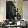 Smoker Dark Tapestry Wallmounted Background Cloth Home Decor Homestay Soft Decoration Tapestry Wall Decoration