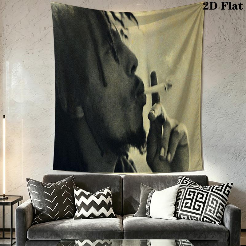 Smoker Dark Tapestry Wallmounted Background Cloth Home Decor Homestay Soft Decoration Tapestry Wall Decoration