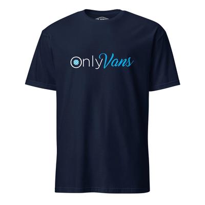 Nur Vans Kariert Parodie Fans Logo Kurzarm-T-Shirt