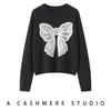 Lekasha Women's Cashmere Lace Knit Sweater - New Autumn/Winter Loose Thick Top
