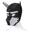 1pc Puppy Hood, Neoprene Silicone Leather Full Head Role Play BDSM Fetish Bondage Hood For Male Sex Games, Sex Toys