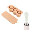 Ice Mold sy Fill Silicone 3 Cavity Hollow Cylinder Ice   for Whiskey Cold Drink