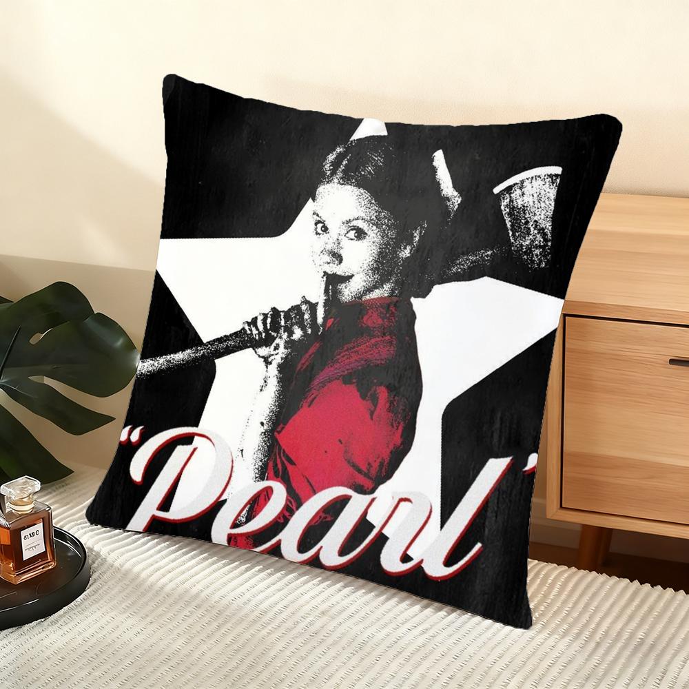 Cushion Cover Silky Short Plush Home Sofa Cushion Cover - Invisible Zipper Home Decoration Pearl Classic Movie
