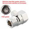 Shower On Off Valve Anti-Leak Design Chrome Finish