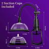Manual Pussy Pump Pull Rod–Vagina &Clitoris Sucker,Breast Massage&Nipple Stimulator Kit, Enlargement Vacuum Pump Cover Adult Toy