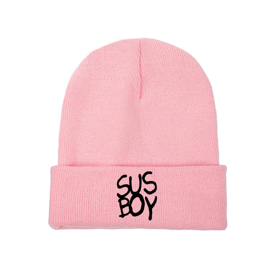 Lil Peep Sus Boy Knitted Caps for Women Unisex Beanies Winter Hat  Hip Hop Melon Cap