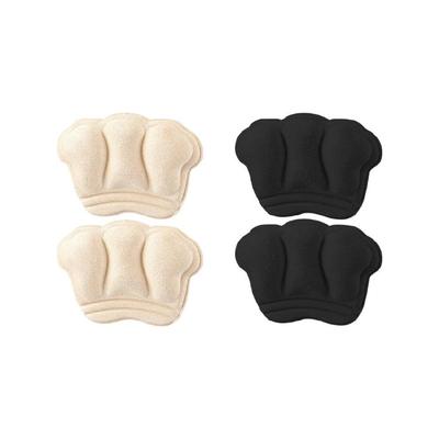4Pairs Anti Friction Heel Protectors Breathable Sponge Padding Adhesive High Heel Cushions Pad For Leather Shoe Sneakers