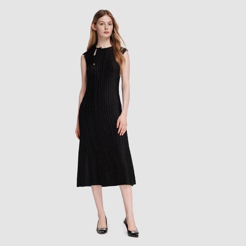 

ELLASSAY New Chinese Style Pleated Midi Dress M