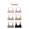 Seamless Lace Women Bra Thin Cup Small Chest Gathering Breathable Invisible Side Support