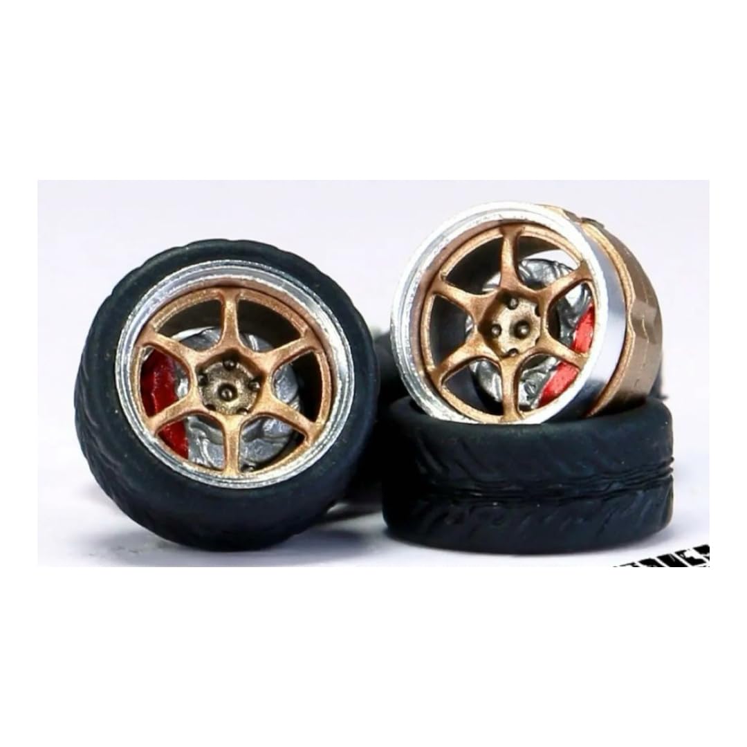 

164 Custom Wheels for 1 Car, Brake Included, PS-A4, Approx. 10.0mm, for Minicars, etc. [Used]