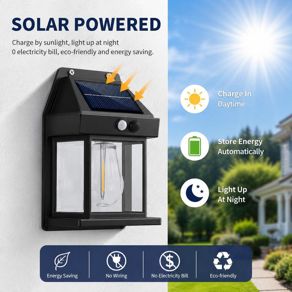 4PCS Solar Motion Sensor Wall Lights Outdoor Waterproof LED Garden Fence Patio Porch Balcony Warm White Security Lighting