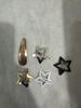 Gold & Silver Star Hair Clips - 50pcs: Women's Side Bangs and BB Clips for Tamed Hair