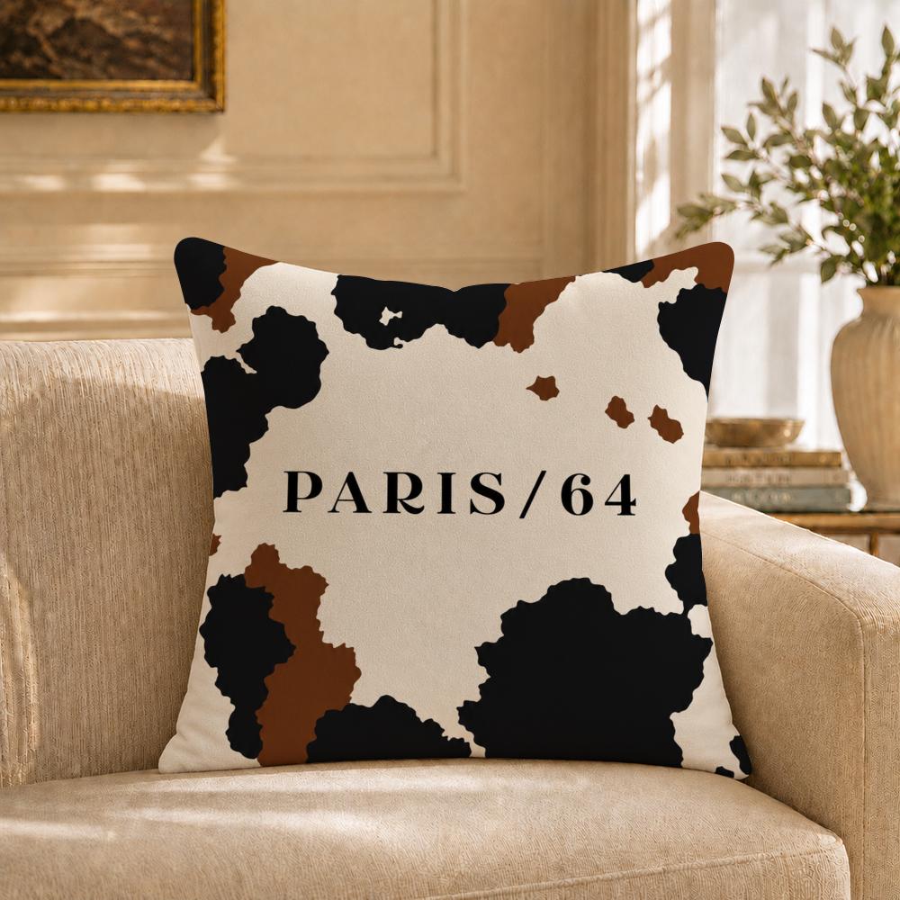 Brand 664 Paris Cushion Cover Shortplush Cushion Coverbreathableskinfriendlywashableroom Sofa Decor Gift