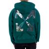 OFF WHITE Sweat à capuche Coupe Oversize Peinture de Caravage OMBB037E20FLE0035710