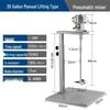 30 gallon, manual lift
