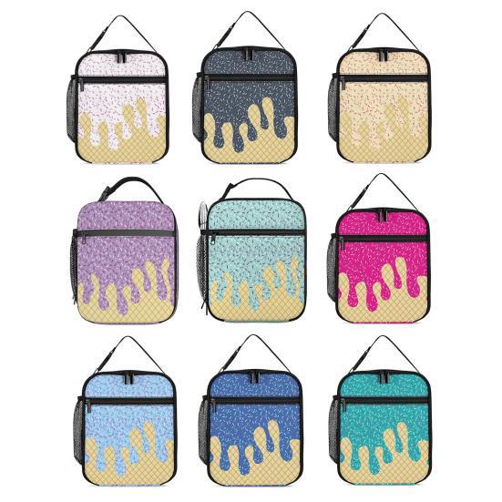 Izolační taška na oběd s vyztuženým uchem Velkokapacitní třívrstvý design Vodotěsná lehká nákupní taška