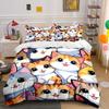 "Cartoon Cute Cat Bedding Set" Bedding Duvet Cover Set Duvet Cover Pillowcases (1 * Duvet Cover 2 * Pillowcases, without duvet insert)