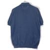 TOMORROWLAND 61-02-12-02002 Navy Silk Cotton Knit Polo Shirt SESIA Tops M NavyUsed