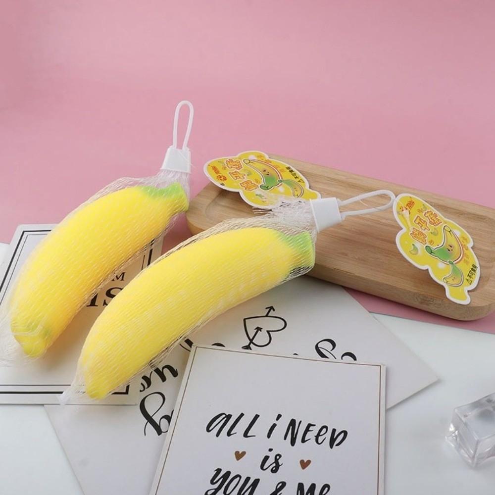Fruit Banana Fidget Toy Slow Rebound Kneading Toy Creative Squeeze Toy For Adult