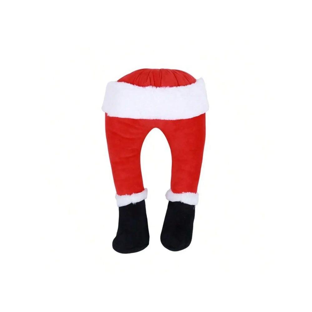 

Рождественский эльф нога плюшевая игрушка рождественская елка украшение реквизит Санта Клаус зеленая искусственная нога детская игрушка рождественский домашний декор красный