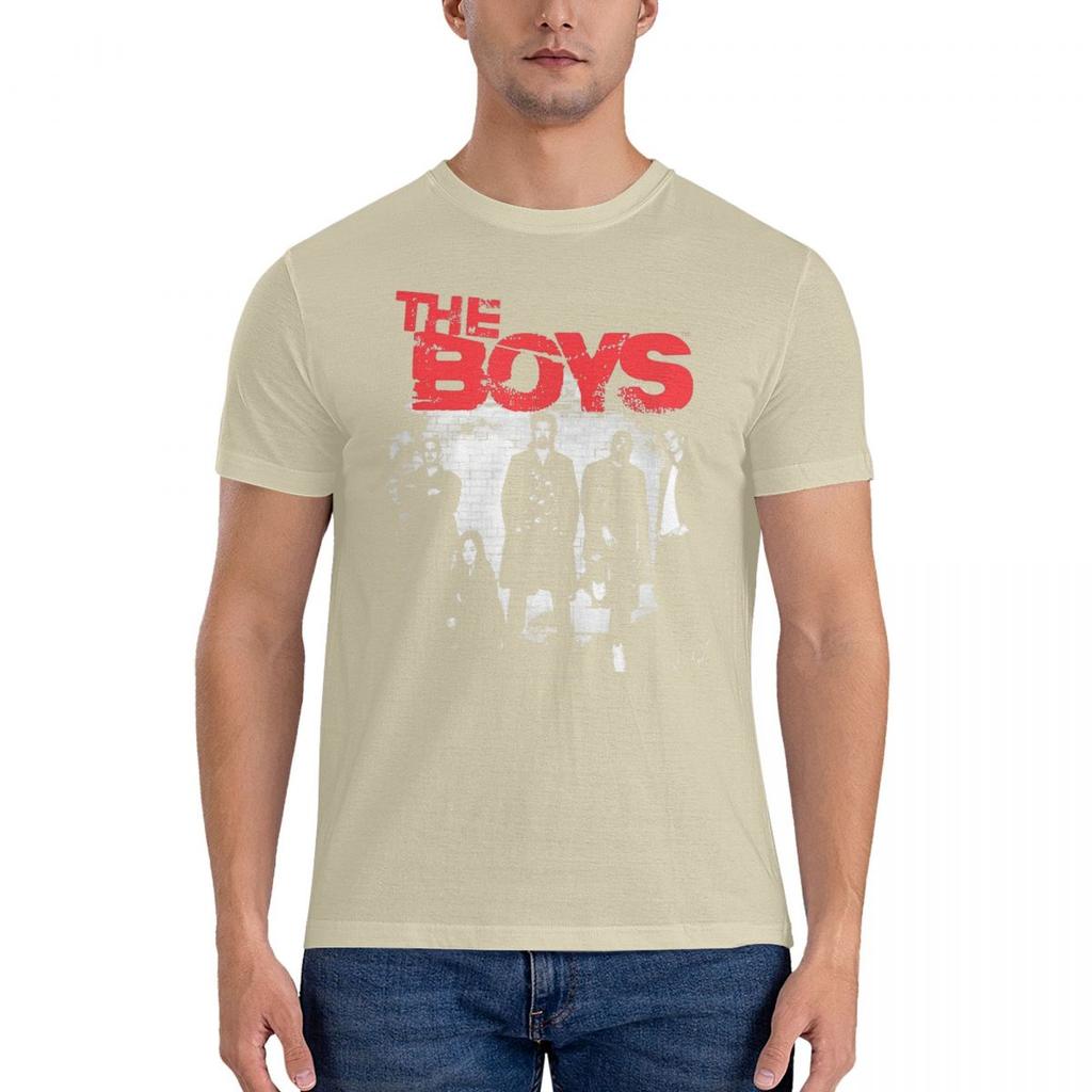 Men The Homelander The Boys Season 4 The Boyz Vintage T Shirts Cotton Top Tees Summer Short-Sleeve O-Neck Tee Shirt New Arrival