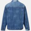 Levis Washed Denim Jacket With Single-Breasted Collar Men Jackets Blue A5782-0007