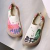 Scarpe da Viaggio da Donna Verniciate Toledo Leggere e Traspiranti Scarpe Casual a Pedale Unico alla Moda e Larghe Nuove Scarpe Pigre