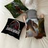 Dinosaur Cartoon Jurassic Park Pillow Anime Pillow Sofa Bed Head Pillow Cover Cushion Cover 45x45 Cm Fashion