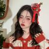 Bell Christmas Hat Hair Clip Santa Bow Hair Band Christmas Headband  Kid