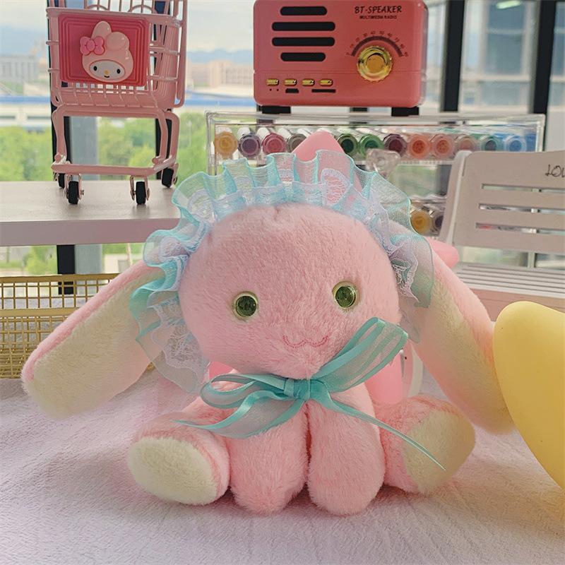 

Плюшевая игрушка Зайчик, Милый Плюшевый Песик, Аксессуар для Рюкзака, Брелок, Мягкая Игрушка Животное