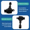 Black Plastic Ignition Coil ZJ01-18-100A for Mazda