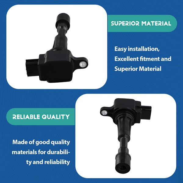 Black Plastic Ignition Coil ZJ01-18-100A for Mazda
