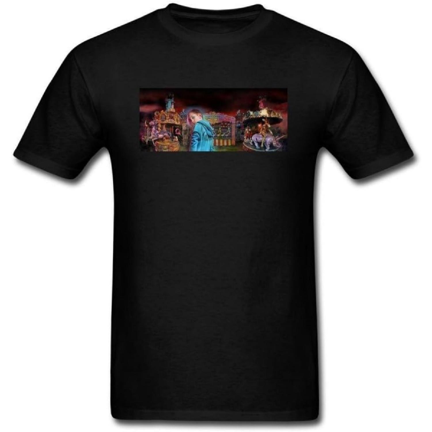 XIULUAN Men s The Serenity Of Suffering Korn Band Nu Metal T-shirt Short Sleeve S