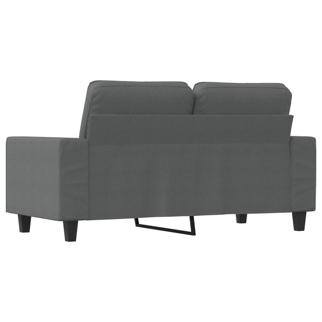 Vidaxl 2-Seater Sofa, Dark Grey, 120 Cm, Upholstered In Fabric