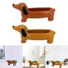 Cute Dogs Ornaments Resin Figurine Decorative Outdoor Decors Planter Outdoor