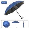 Elderly Dual-Use Walking Stick Umbrella: Lightweight, Anti-Slip, Reflective, with Sun and Rain Protection