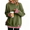 Damen Casual Pullover mit Aufdruck und Design, Langarm, Lockerer Schnitt