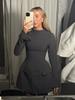 Gothic Y2k New One Piece Dress Women Solid Pocket Vintage High Street Dresses Female Korean Fashion Patchwork Casual Slim Clothes 2026