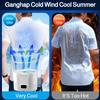 Portable Mini Rechargeable Small Fan High Speed Cooling for Outdoor Workplace High Temperature Work Waist Fan
