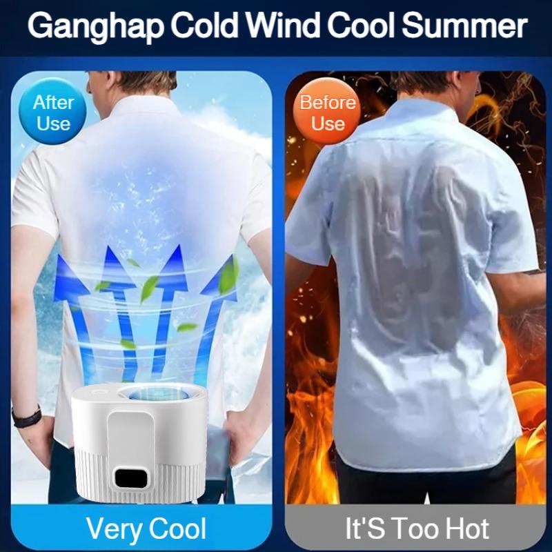 Portable Mini Rechargeable Small Fan High Speed Cooling for Outdoor Workplace High Temperature Work Waist Fan