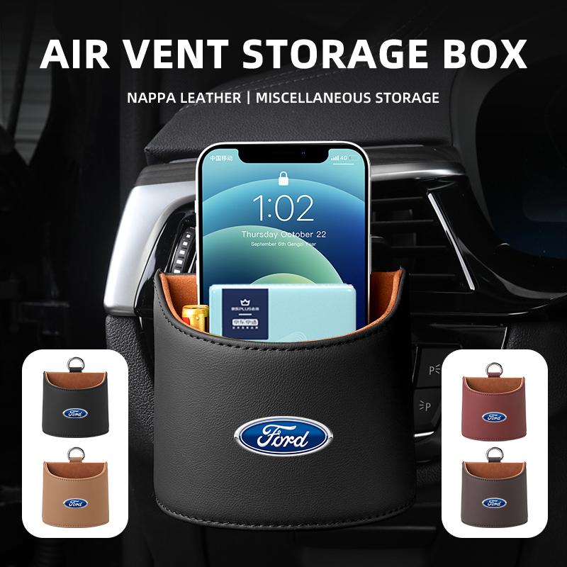 Universal Car Air Vent Storage Pouch Car Vent Hanging Storage Bag For Ford Focus mk2 mk3 mk4 Fiesta Ranger Mondeo S-MAX Kuga APY1