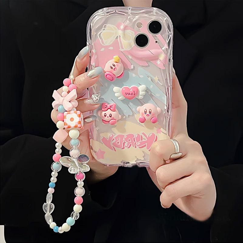 Applicable To Apple 14promax Mobile Phone Case IPhone 13 Cute Three-dimensional Doll 11/12mini Chain Xs/xr